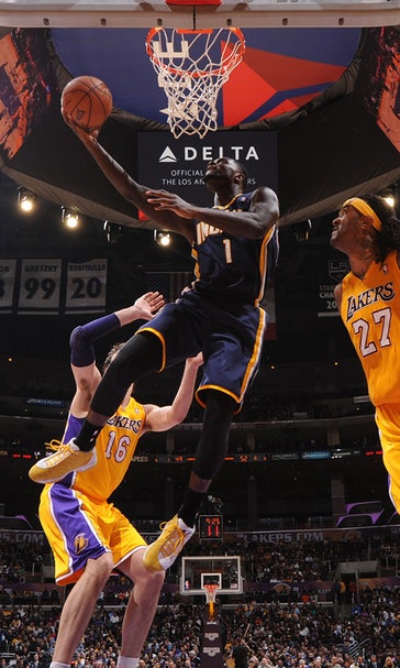 League-leading Pacers hold off Lakers 104-92